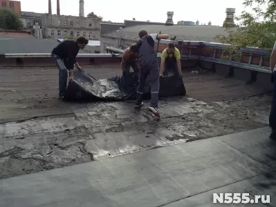 Кровельные работы наплавляемой кровлей, ремонт кровли фото 2