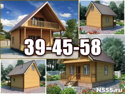 Дом 6х6 для дачи в Пензе компания Строитель-58